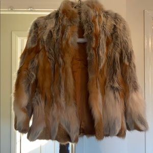 Vintage women’s fox fur cocktail jacket